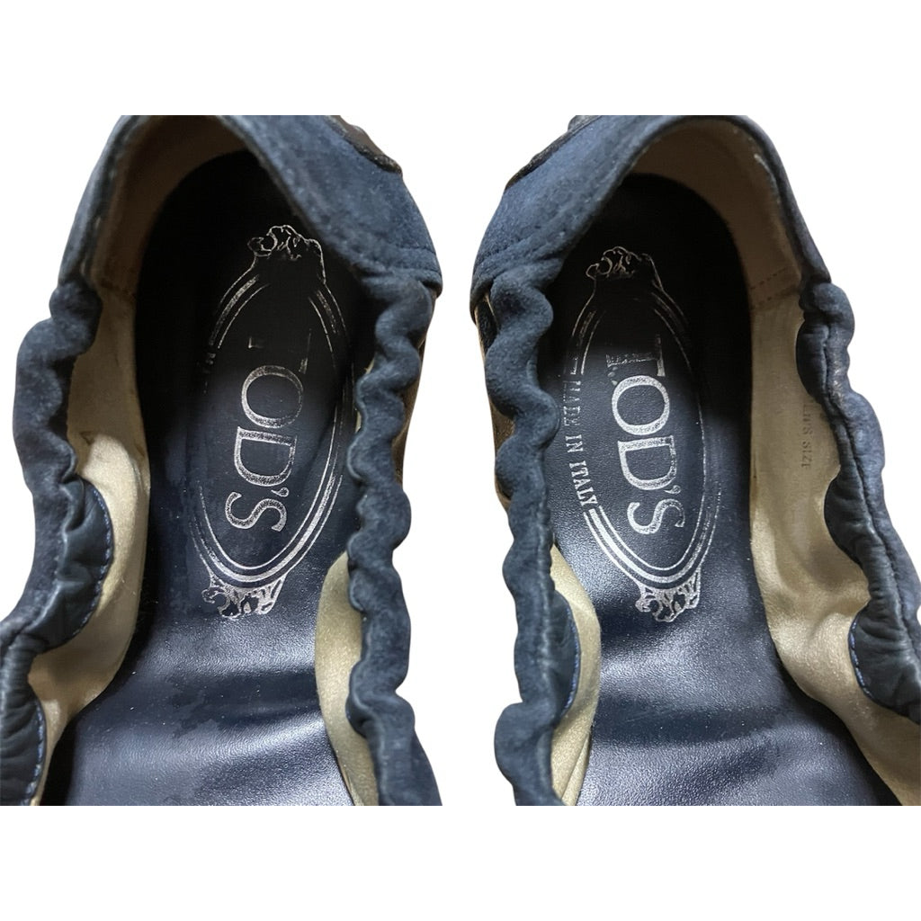 TOD’S 深藍色 豆豆鞋 保證正品
