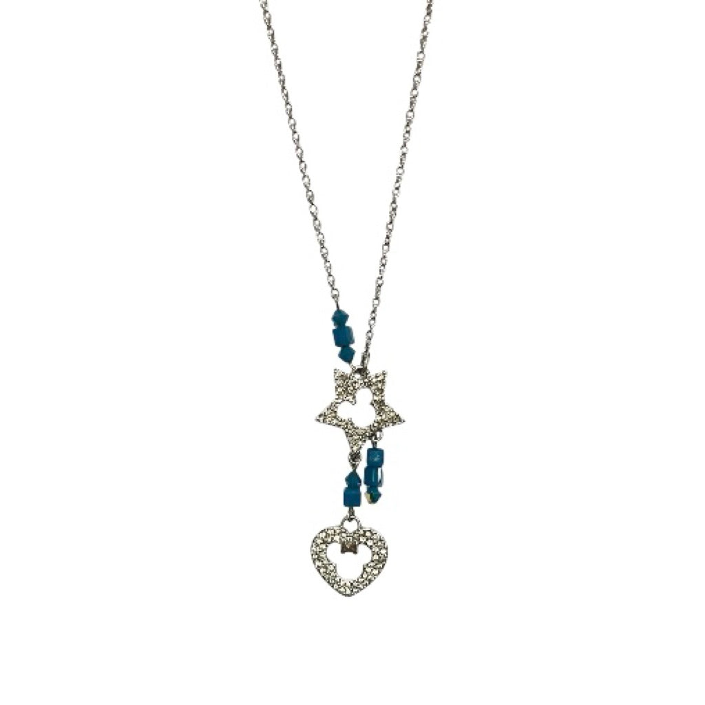 SWAROVSKI 米奇米妮 造型 水鑽 項鍊 保證正品