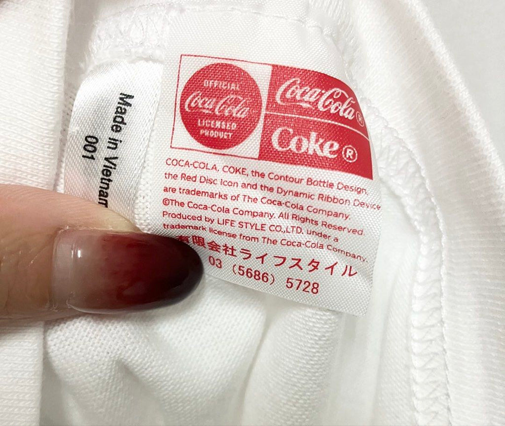 全新品❗️❗️❗️UNITED ATHLE 白色 COCA-COLA SUZUKA 聯名 T恤