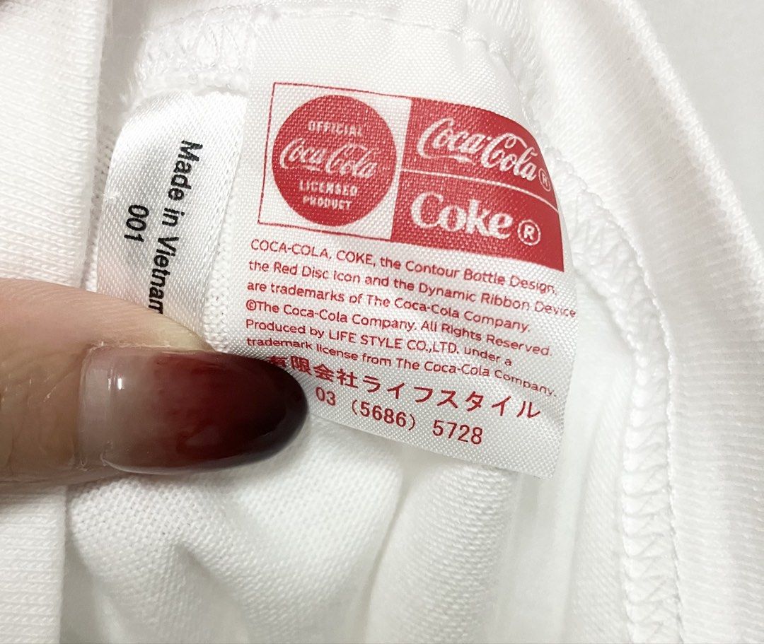 全新品❗️❗️❗️UNITED ATHLE 白色 COCA-COLA SUZUKA 聯名 T恤