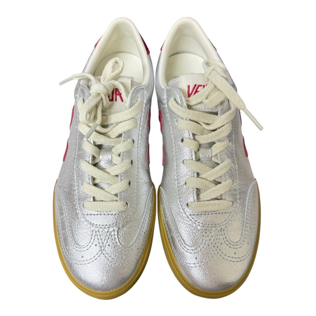 VEJA 銀色皮革 鞋 保證正品