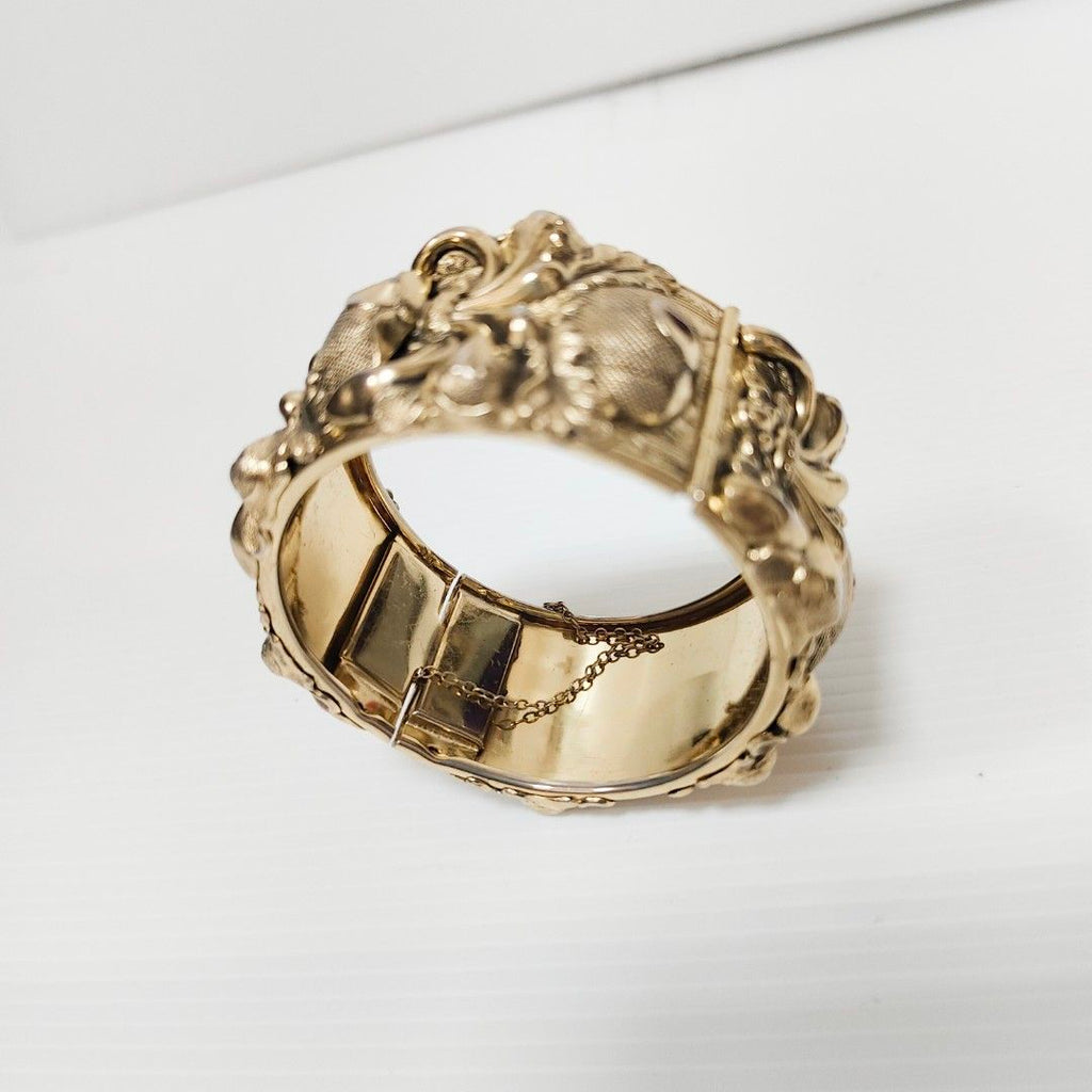 WHITING & DAVIS CO 金色 手鐲 手環 保證正品