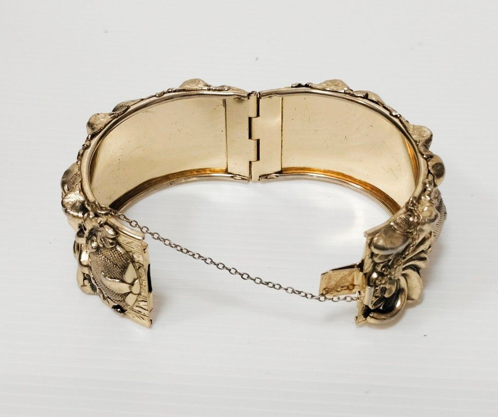 WHITING & DAVIS CO 金色 手鐲 手環 保證正品