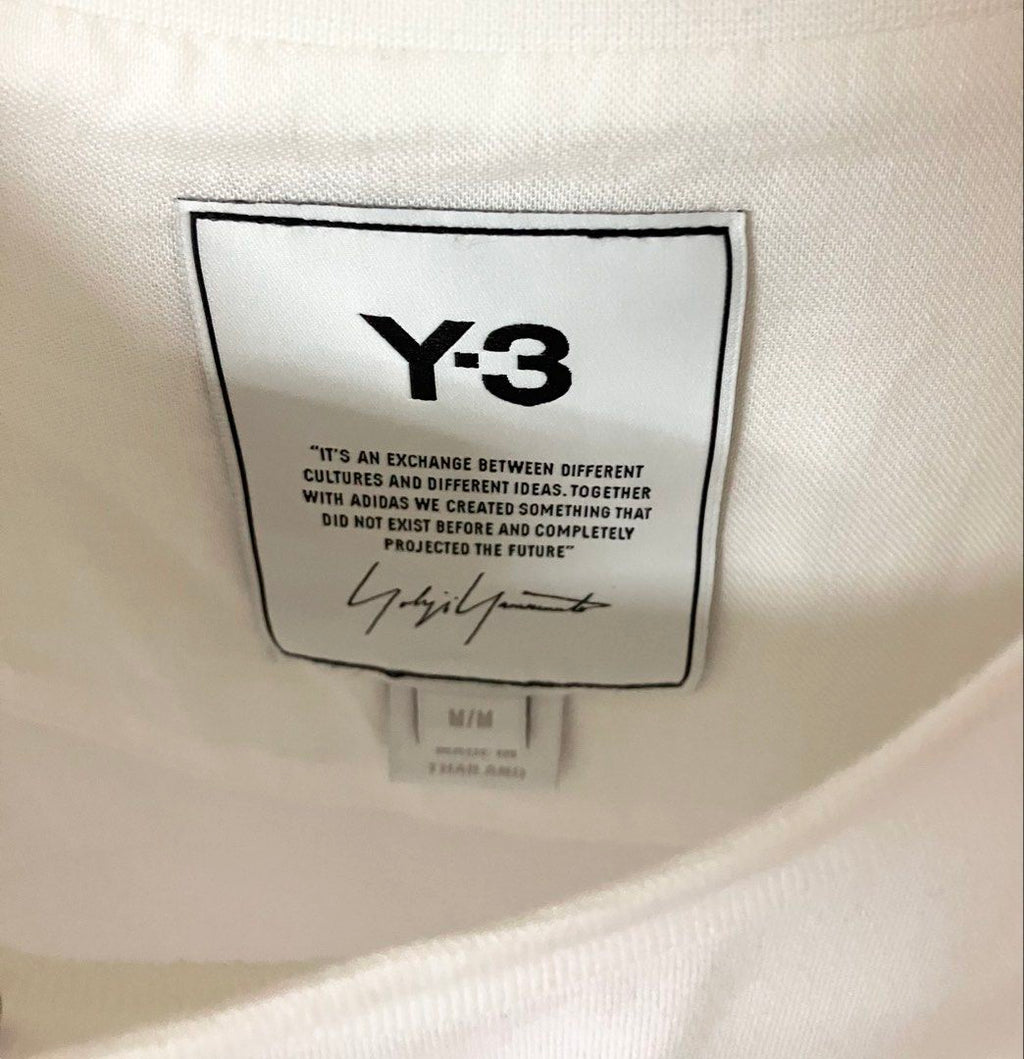 Y-3 山本耀司 YOHJI YAMAMOTO 白色 排汗 短袖 T恤 保證正品