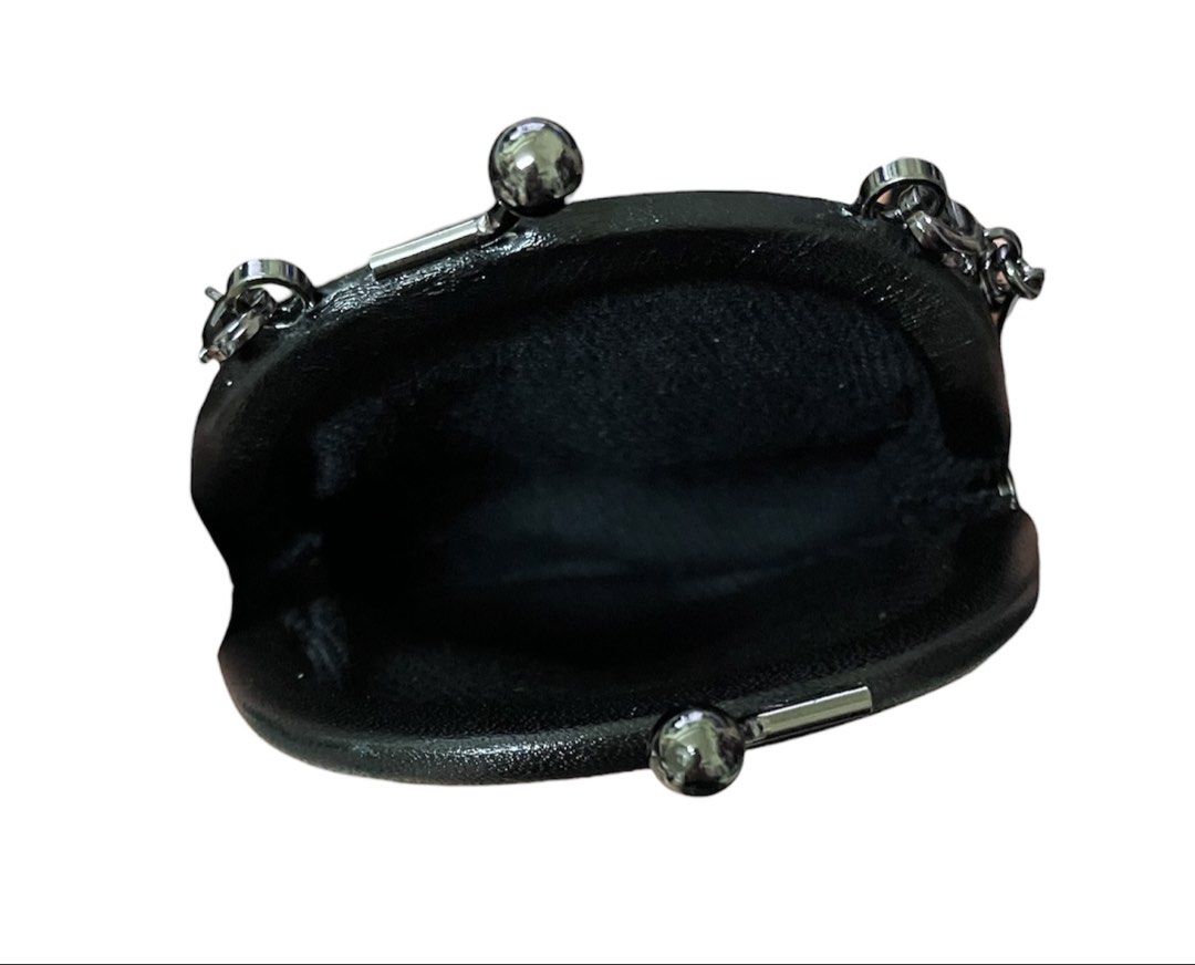 全新品❗️❗️❗️山本耀司 YOHJI YAMAMOTO 黑色 手提 斜背 鏈帶 零錢包 保證正品