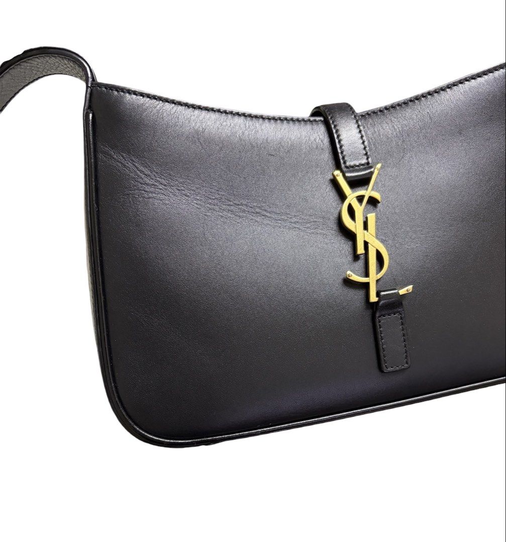 YSL LE 5 A 7 HOBO 光滑小牛皮 肩背包 腋下包 保證正品
